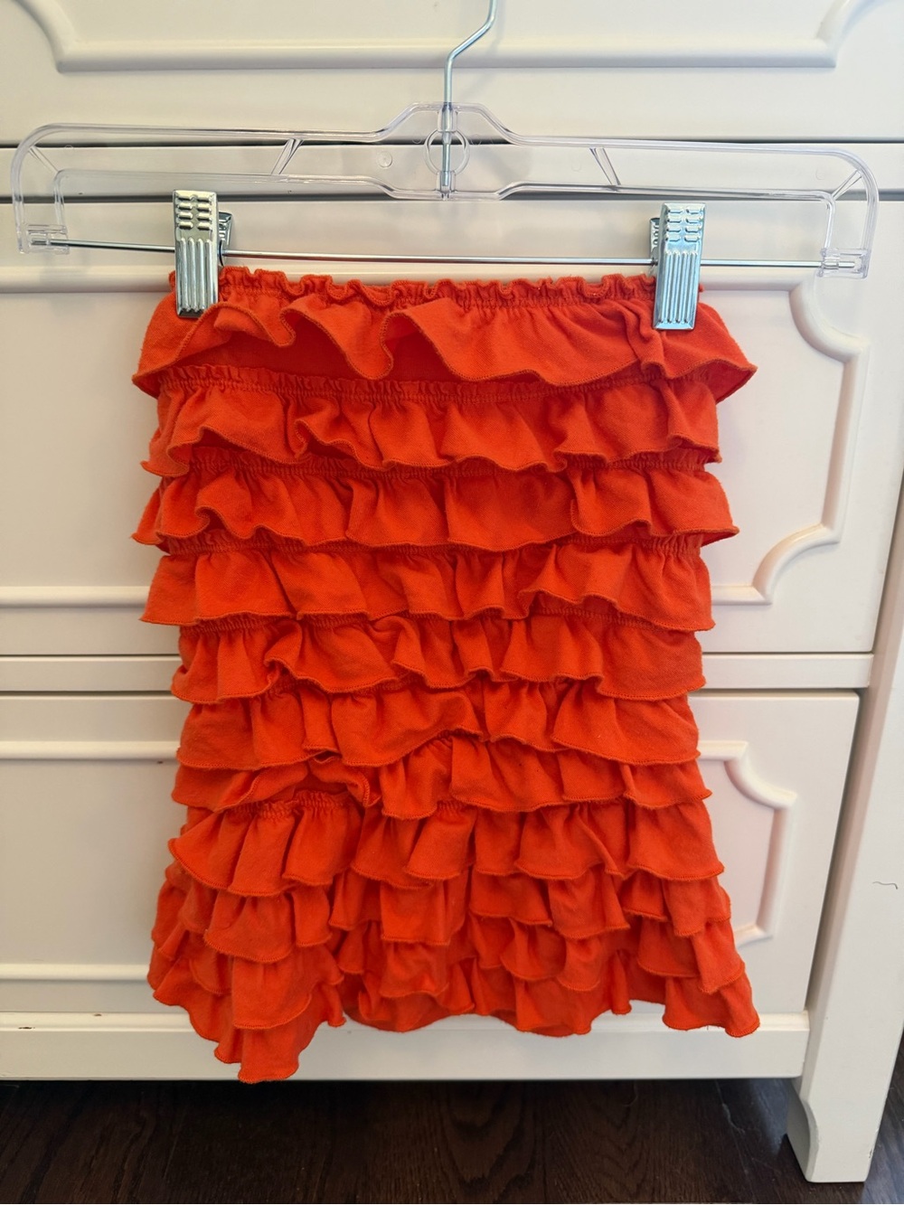 Women's Ruffled Top - Orange